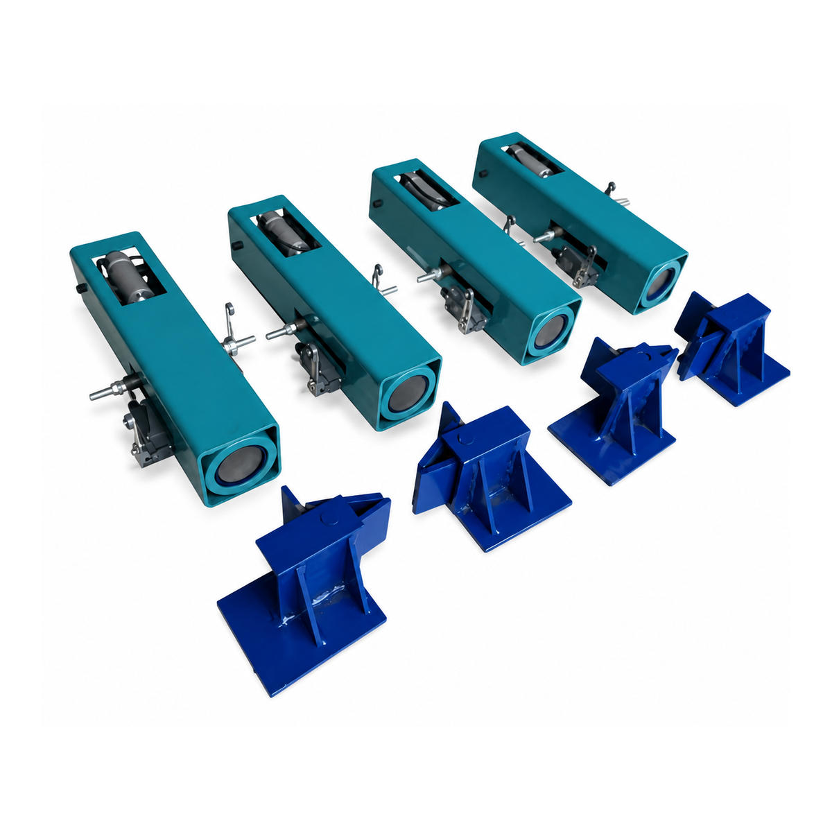 Goods lift anti-sinking support lock for upper floor loading