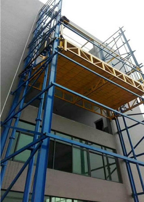 Mezzanine goods lift project