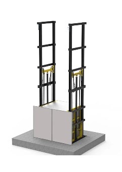 Enclosed cargo lift